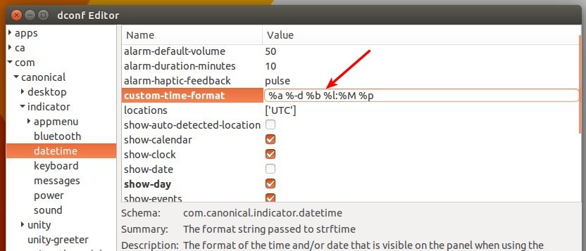 Ubuntu系统上如何自定义图形化桌面时间显示