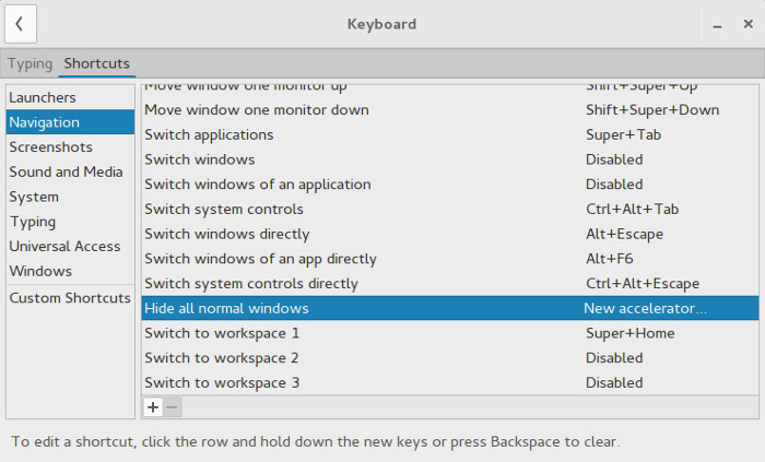 如何在Ubuntu系统上安装Gnome桌面并添加显示桌面快捷键