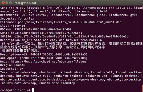 Ubuntu安装包信息怎么查看