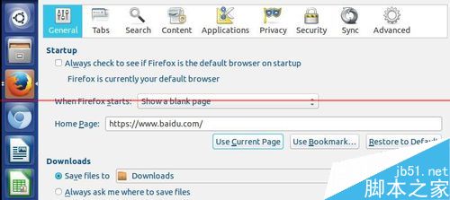 Ubuntu系统下Firefox浏览器怎么修改主页