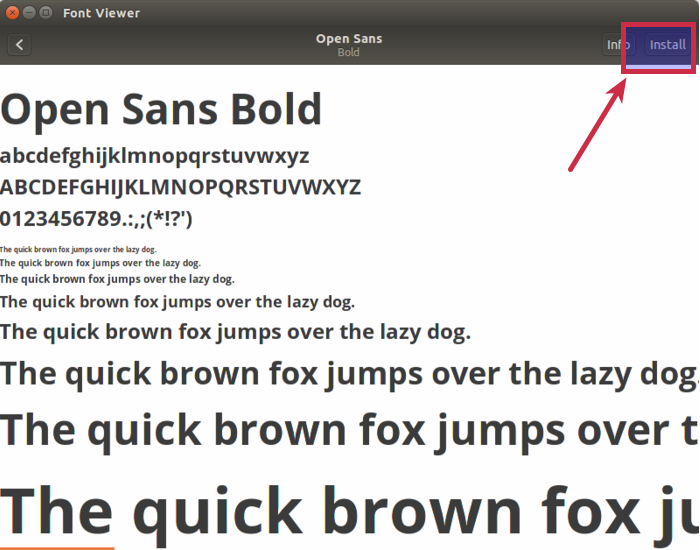 Ubuntu14.10上怎么安裝新的字體
