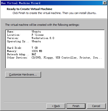 VMWare Workstation 8环境下怎么安装ubuntu12