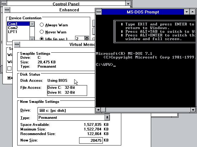 MS-DOS 7.10如何安裝