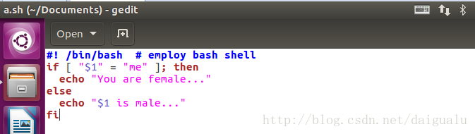 linux中shell脚本编写和运行的示例分析