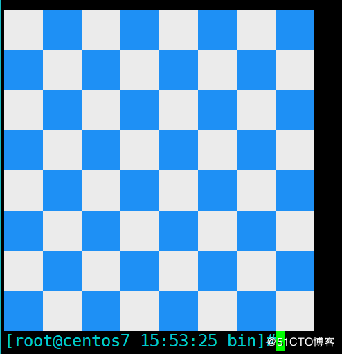Linux中Shell编程怎么绘制国际象棋棋盘