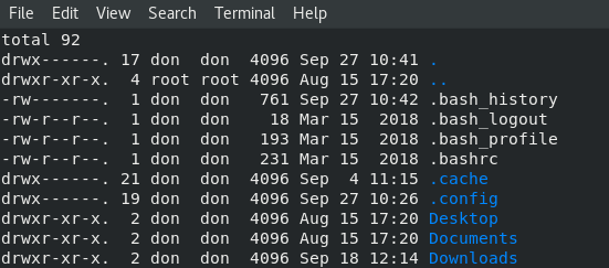 怎么在Linux命令行中列出带有ls的文件