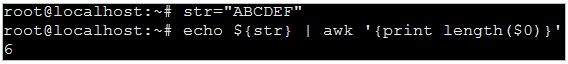 Shell如何获取字符串长度