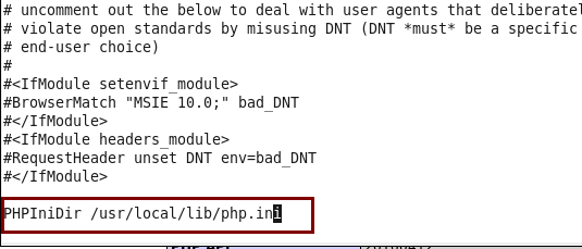 如何修改Apache配置指定php配置文件php.ini的位置