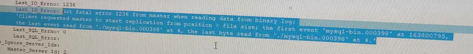 MySQL 5.6主從報(bào)錯(cuò)分析