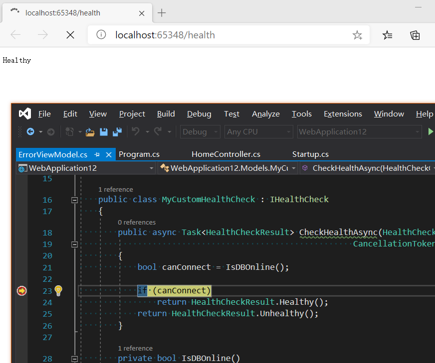 怎么在ASP.Net Core中实现健康检查