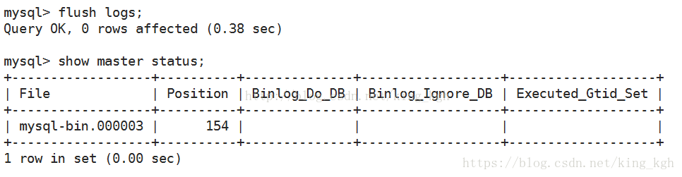 MySQL中binlog日志的使用方法