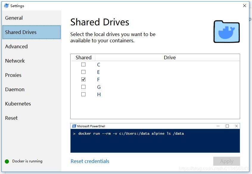 docker设置windows存储路径的方法