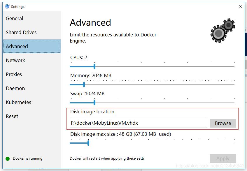 docker設(shè)置windows存儲路徑的方法