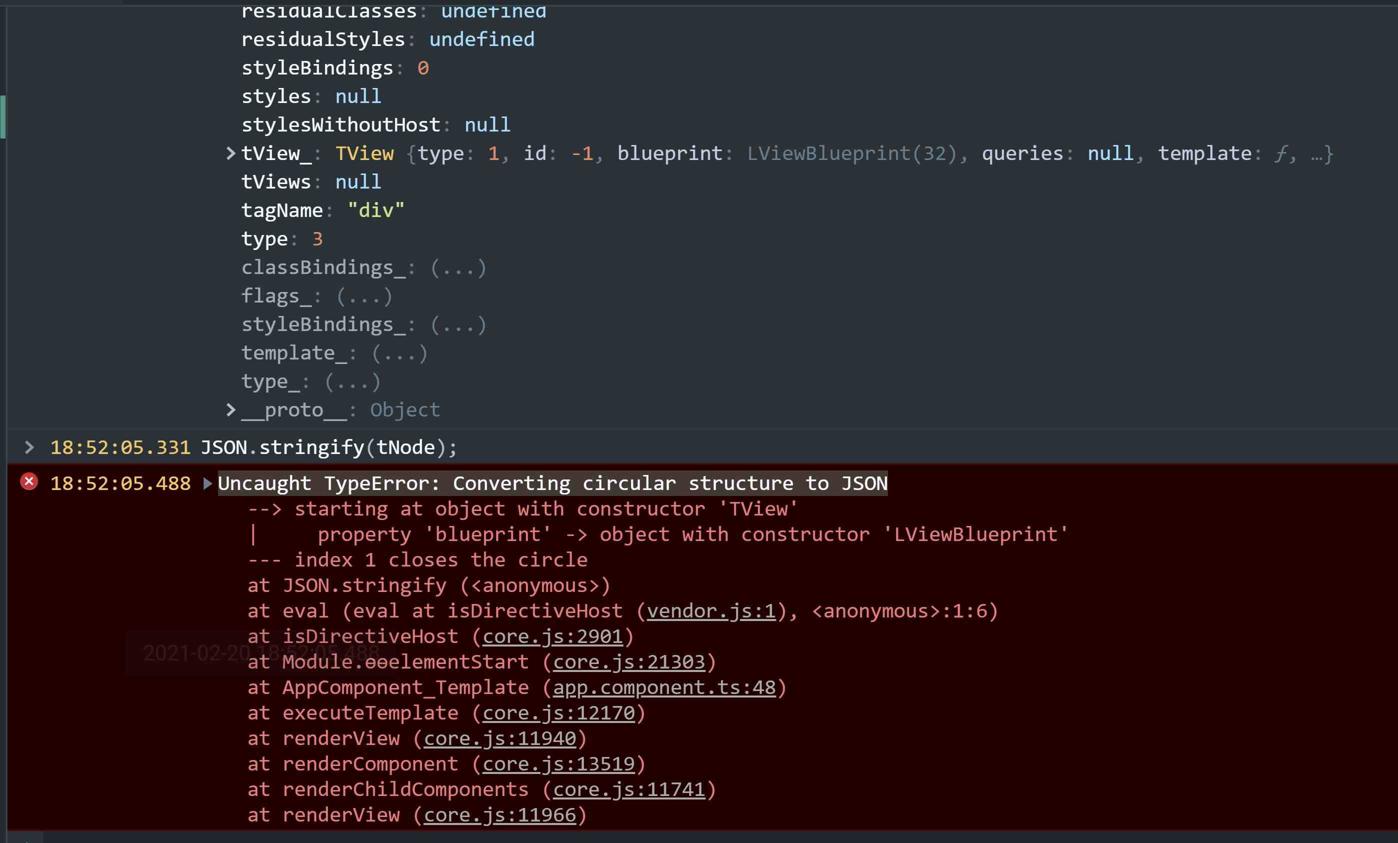 使用JSON.stringify时遇到的循环引用问题怎么解决