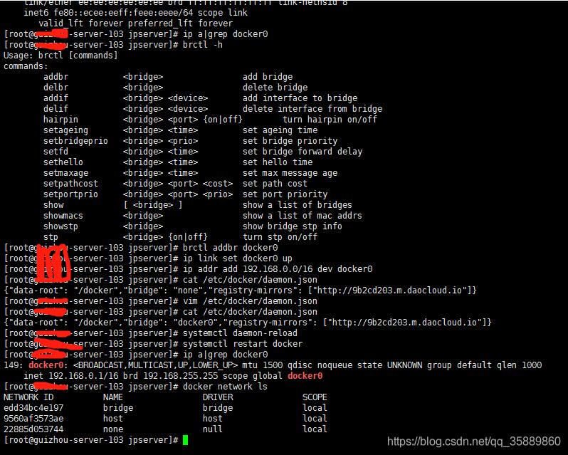 docker如何添加网桥并设置ip地址范围