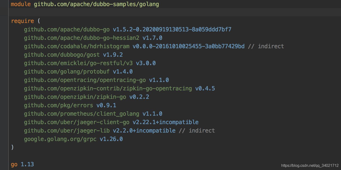 如何在golang中使用module依賴包