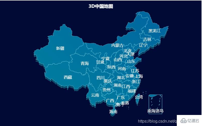如何使用angular9+echarts绘制3D地图
