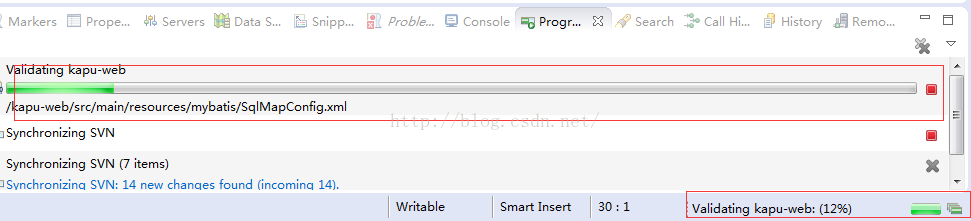 Eclipse中Validating緩慢的優(yōu)化示例