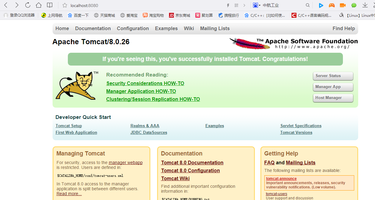 在Tomcat中访问localhost时出现404如何解决