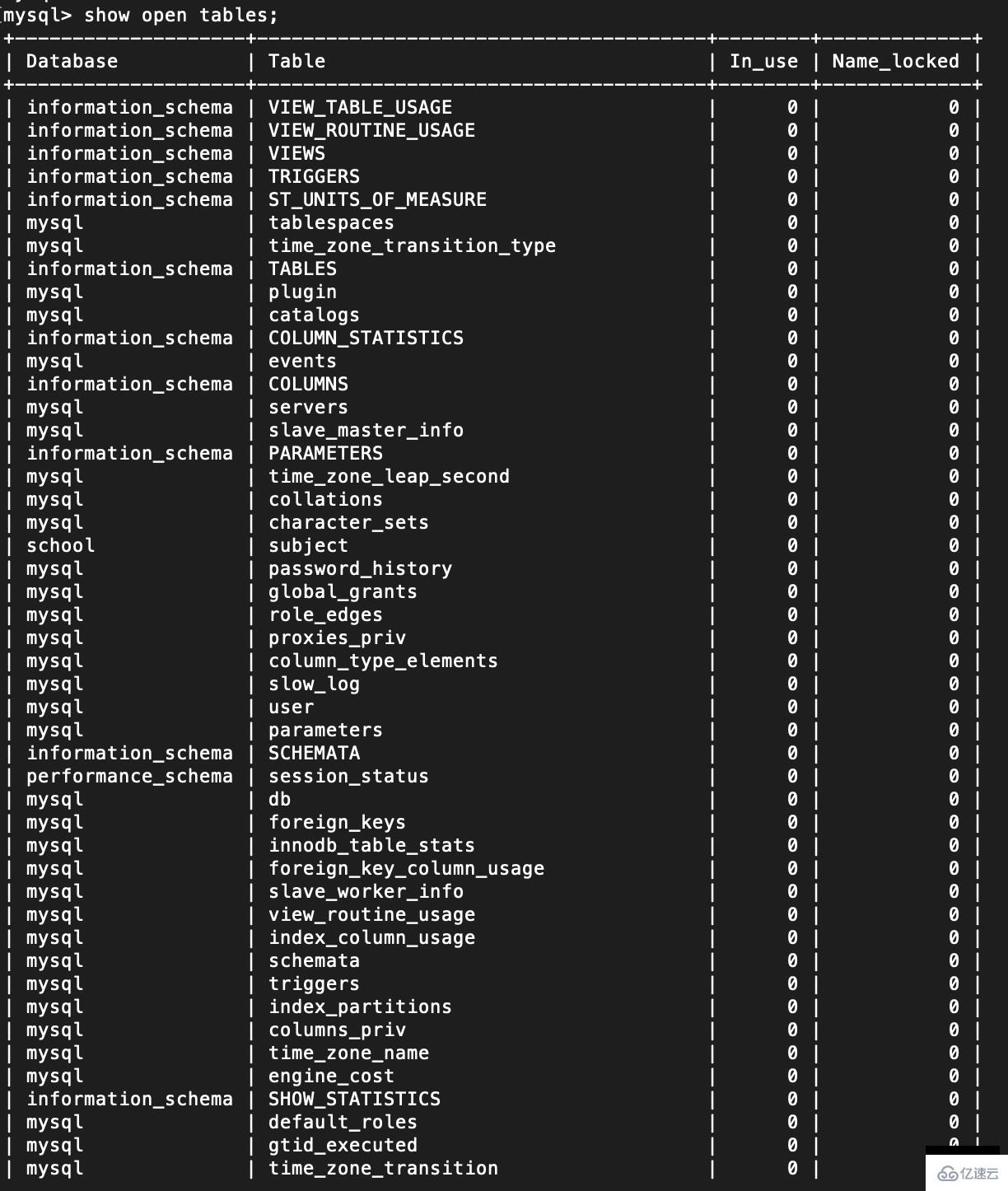 MySQL锁机制的示例分析