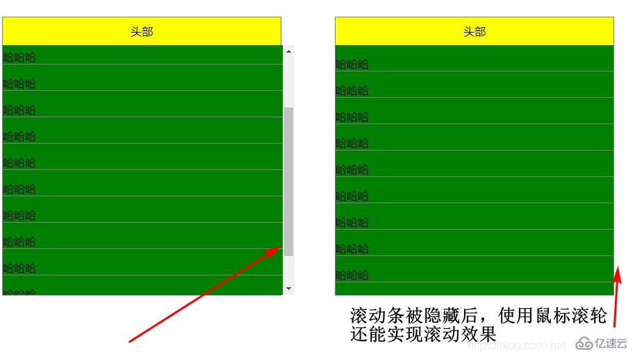 html如何隐藏滚动条