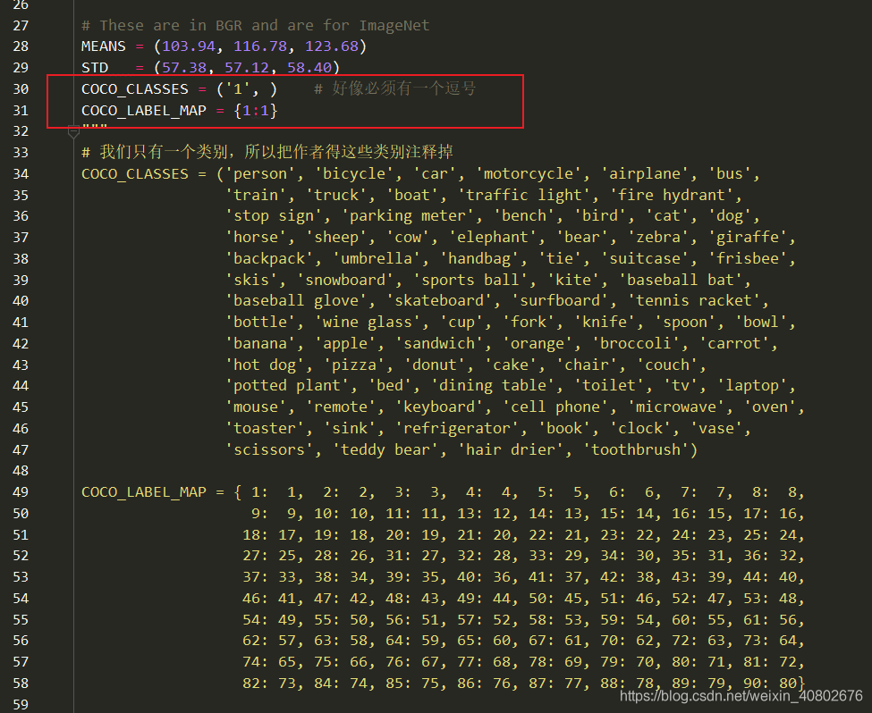 怎么在python中利用Yolact训练数据集