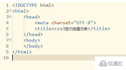 css设置显示隐藏动画的方法