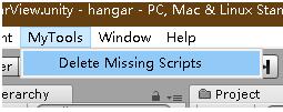 Unity刪除missing腳本組件的方法