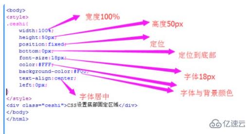 css設置在底部的方法