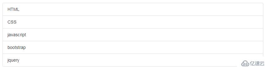 Bootstrap中列表组的示例分析