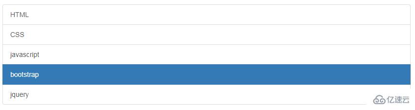 Bootstrap中列表组的示例分析