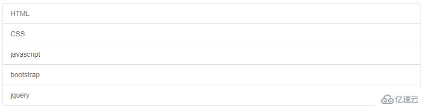 Bootstrap中列表组的示例分析