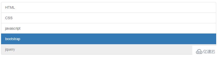 Bootstrap中列表组的示例分析