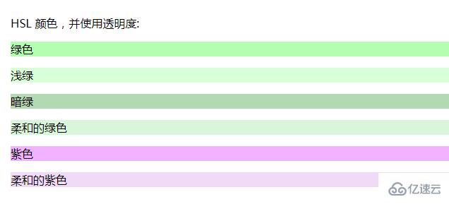 css如何设置透明度的颜色