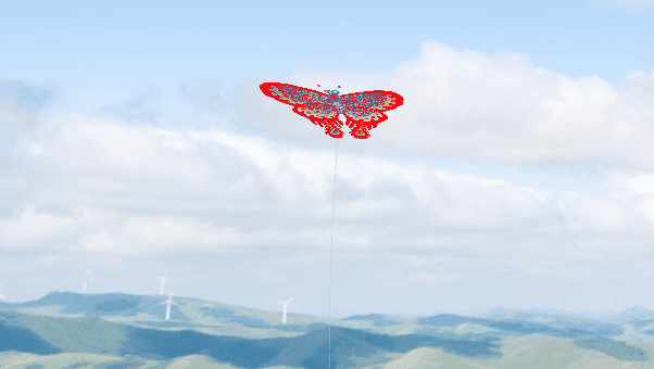 使用python怎么模拟在天空中放风筝