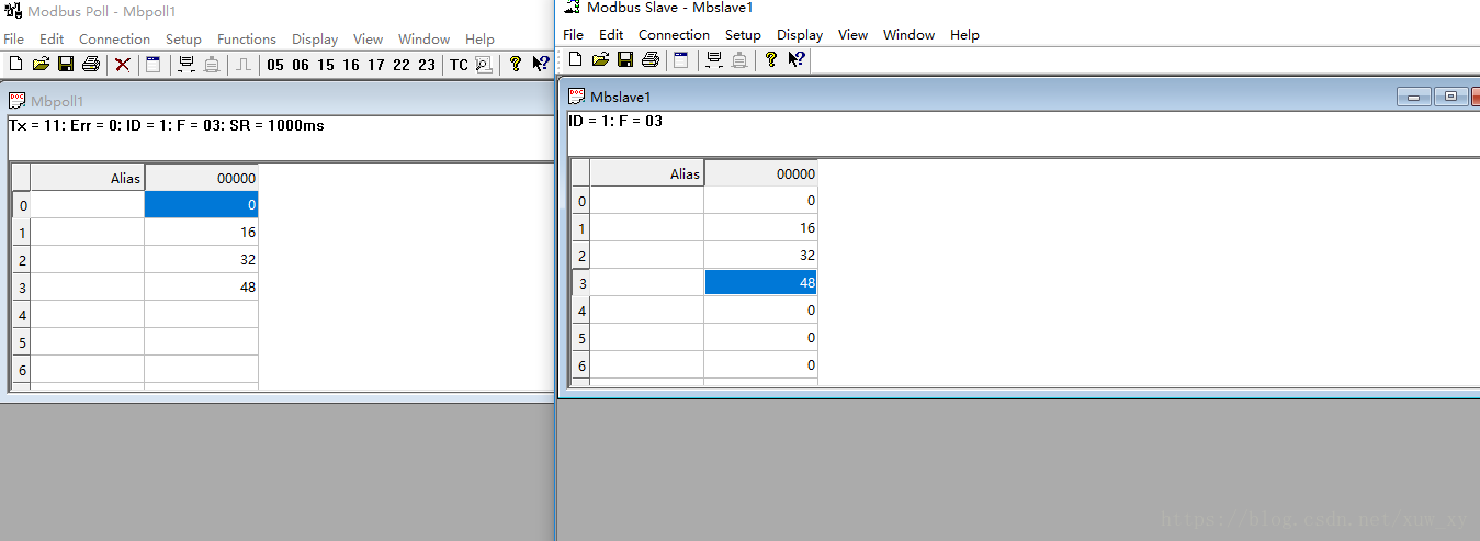 怎么使用modbus slave和modbus poll