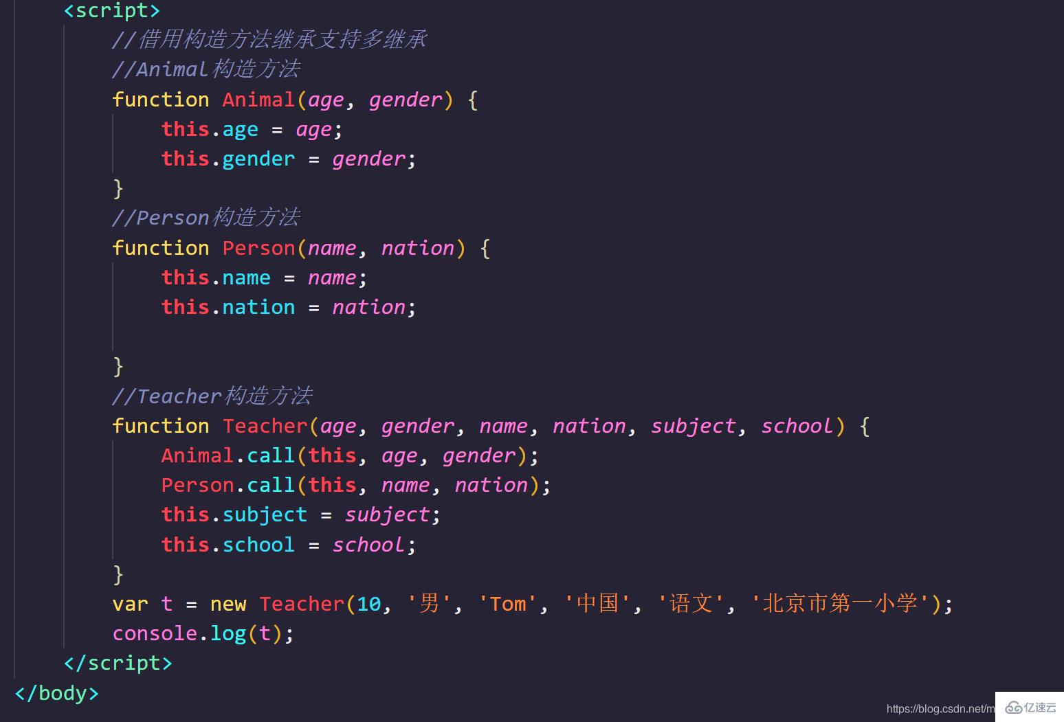 JavaScript原型链继承的概念以及原理分享