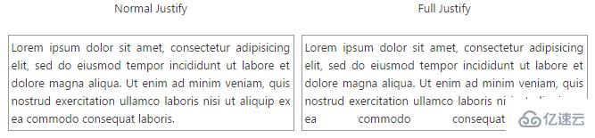 html如何让段落文本两端对齐