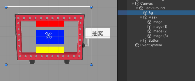 Unity怎么实现老虎机滚动抽奖效果