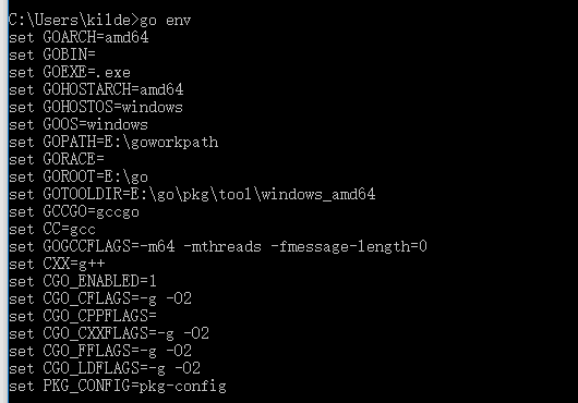 golang在windows中設(shè)置環(huán)境變量的操作示例