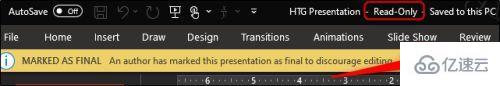 ppt被锁定以只读模式打开的解决方法