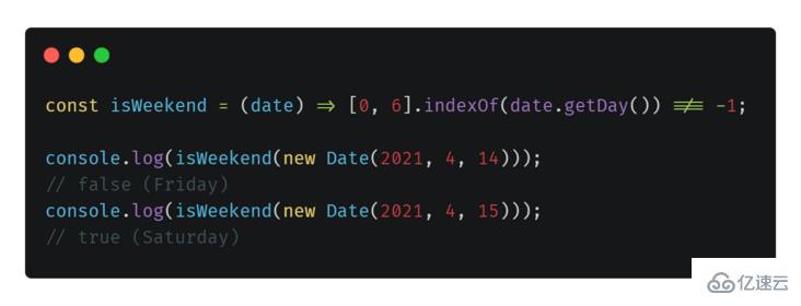 JavaScript单行代码示例分析