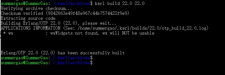 Ubuntu下用Kerl安装及管理Erlang的过程