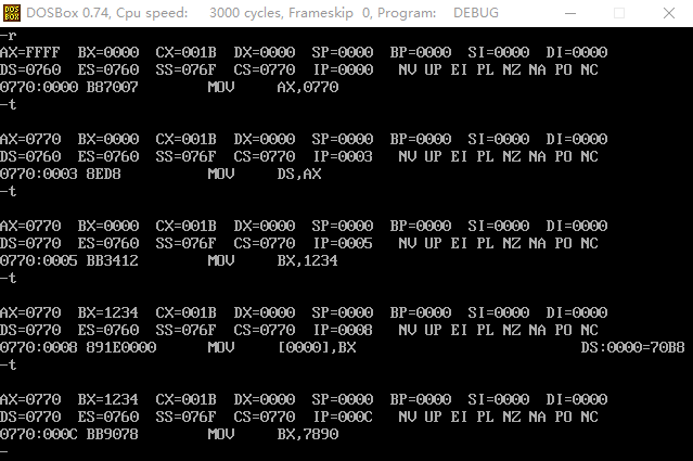 汇编基础 jmp dword ptr怎样修改CS:IP的值