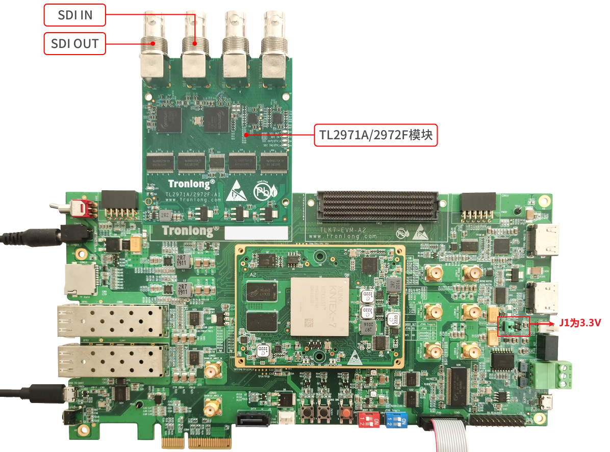 基于Kintex-7、Zynq-7045/7100評估板實現(xiàn)FPGA的兩種SDI視頻方案分別是怎樣的