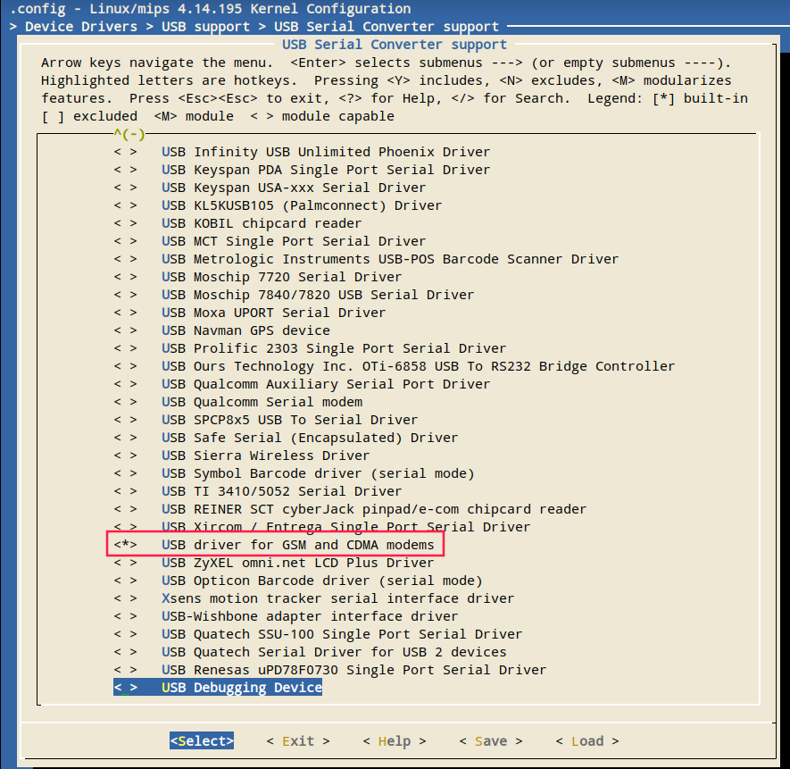 openwrt 19.7 驱动如何添加rndis模式4G模块