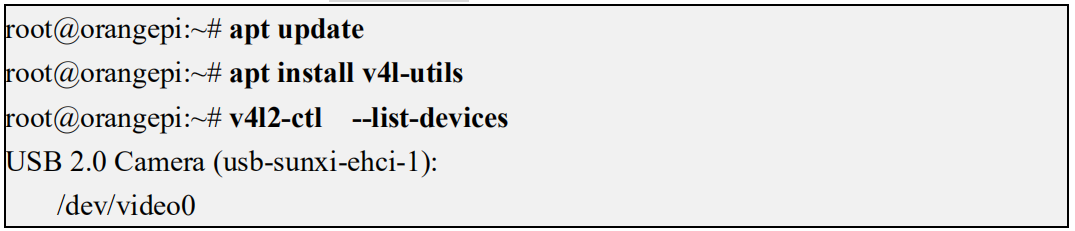 Linux镜像使用USB摄像头的方法是什么