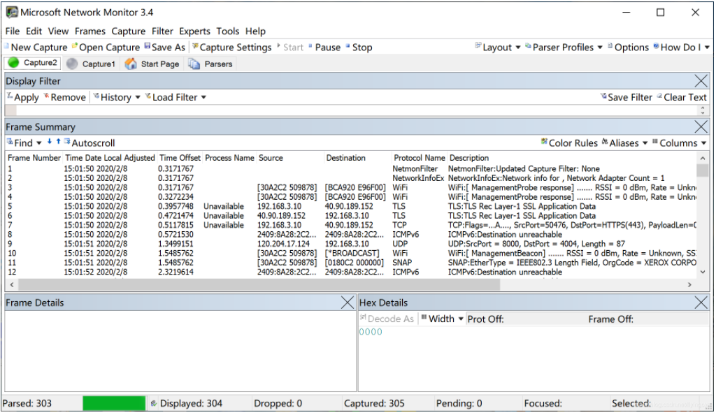 Microsoft Network Monitor实例分析