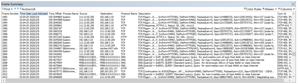 Microsoft Network Monitor實(shí)例分析