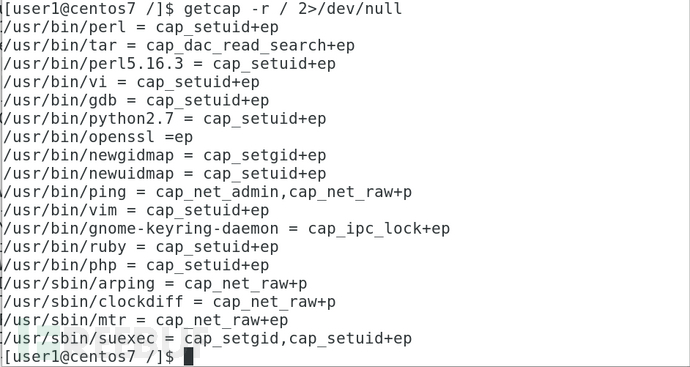 Linux中怎么利用Capabilities实现权限提升